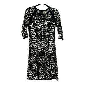 Gorgeous Just Taylor Monochrome Women's Knit Sweater Dress Size small